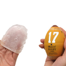 SuckMeToys Oeuf de masturbation Rugby Ball Clicker